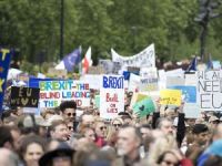 Londra'da 'AB'den ayrılmak istemiyoruz' protestosu