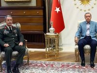 Cumhurbaşkanı Erdoğan Genelkurmay Başkanı Akar'la görüştü